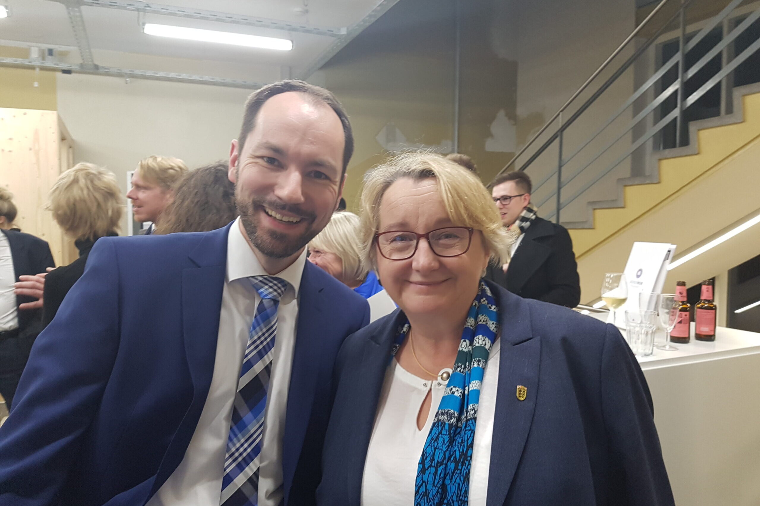 Thomas Schuster und Ministerin Thomas Schuster und Ministerin